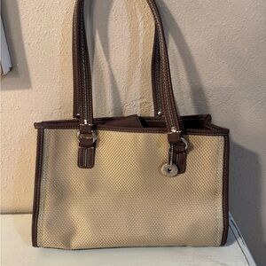 The Sak Brown and Cream Shoulder Bag